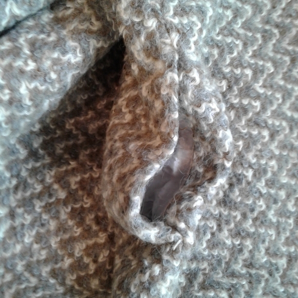 Mj Seattle vintage beige open front mohair coat - Picture 6 of 14